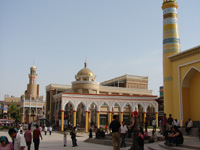 The square at the Id Kah mosque, Kashgar, Chinese Xingjian