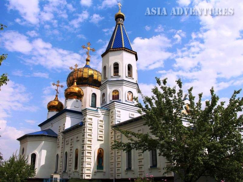 Church on the territory of Baikonur