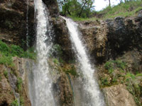 Small (lower) waterfall of Arslanbob, Kyrgyzstan