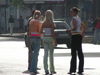Bishkek girls, Kyrgyzstan
