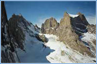 Iskander peak, Lyaylyak region of Kyrgyzstan, Pamiro-Alay