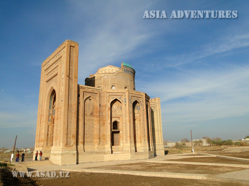 The Mausoleum of Tyurabek Khanum, Old Urgench, Turkmenistan