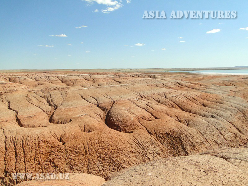рельеф в пустыни Кызылкум