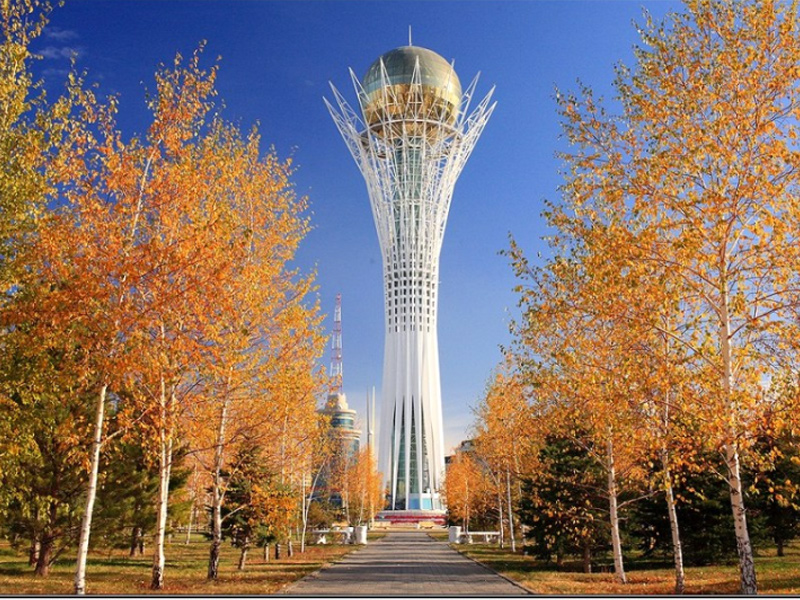 Осень в казахстане