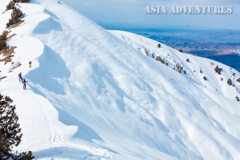 Ski tours, back country, free ride in Uzbekistan