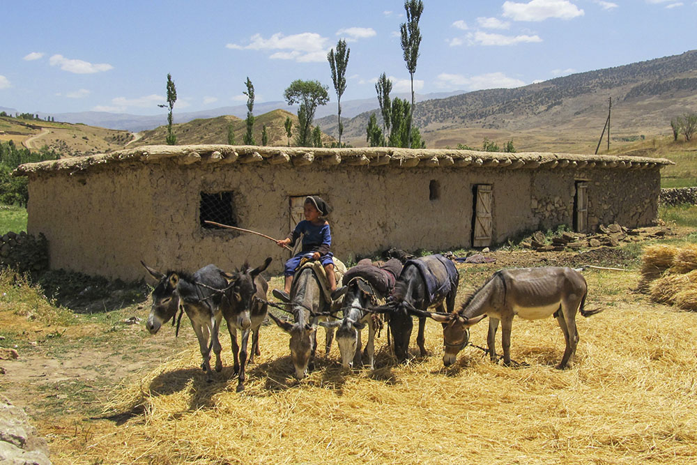 Жизнь горных поселков Узбекистана